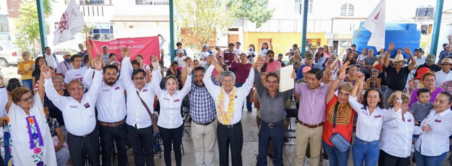 Francisco Martínez Neri, Candidato de MORENA, comparte mensaje de Esperanza en las colonias Avila Camacho y Siete Regiones.